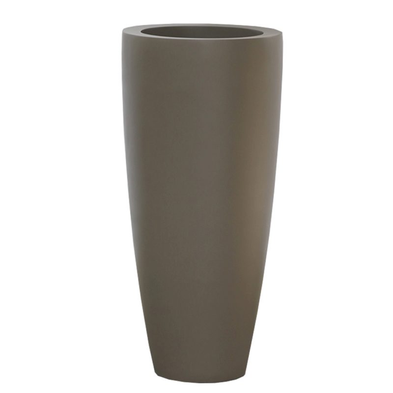 bloempot taupe