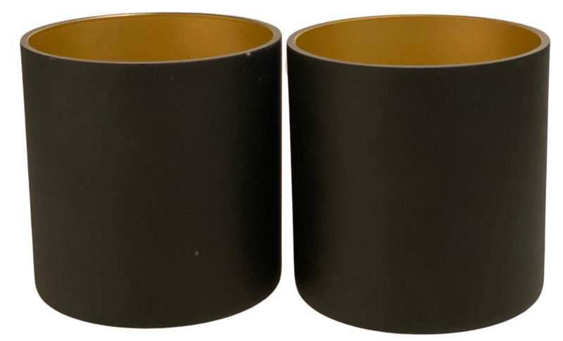 cilinder glas zwart