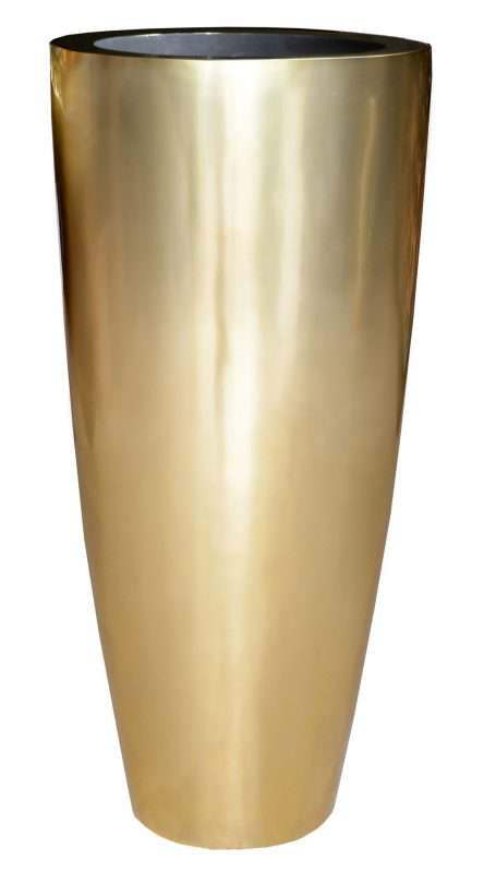 gouden bloempot