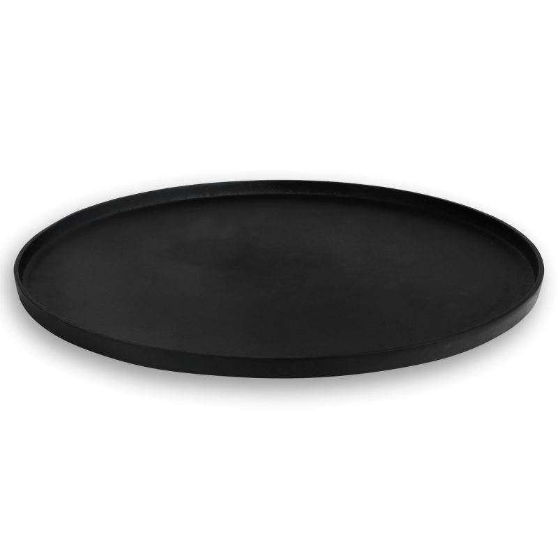 Dienblad zwart rond